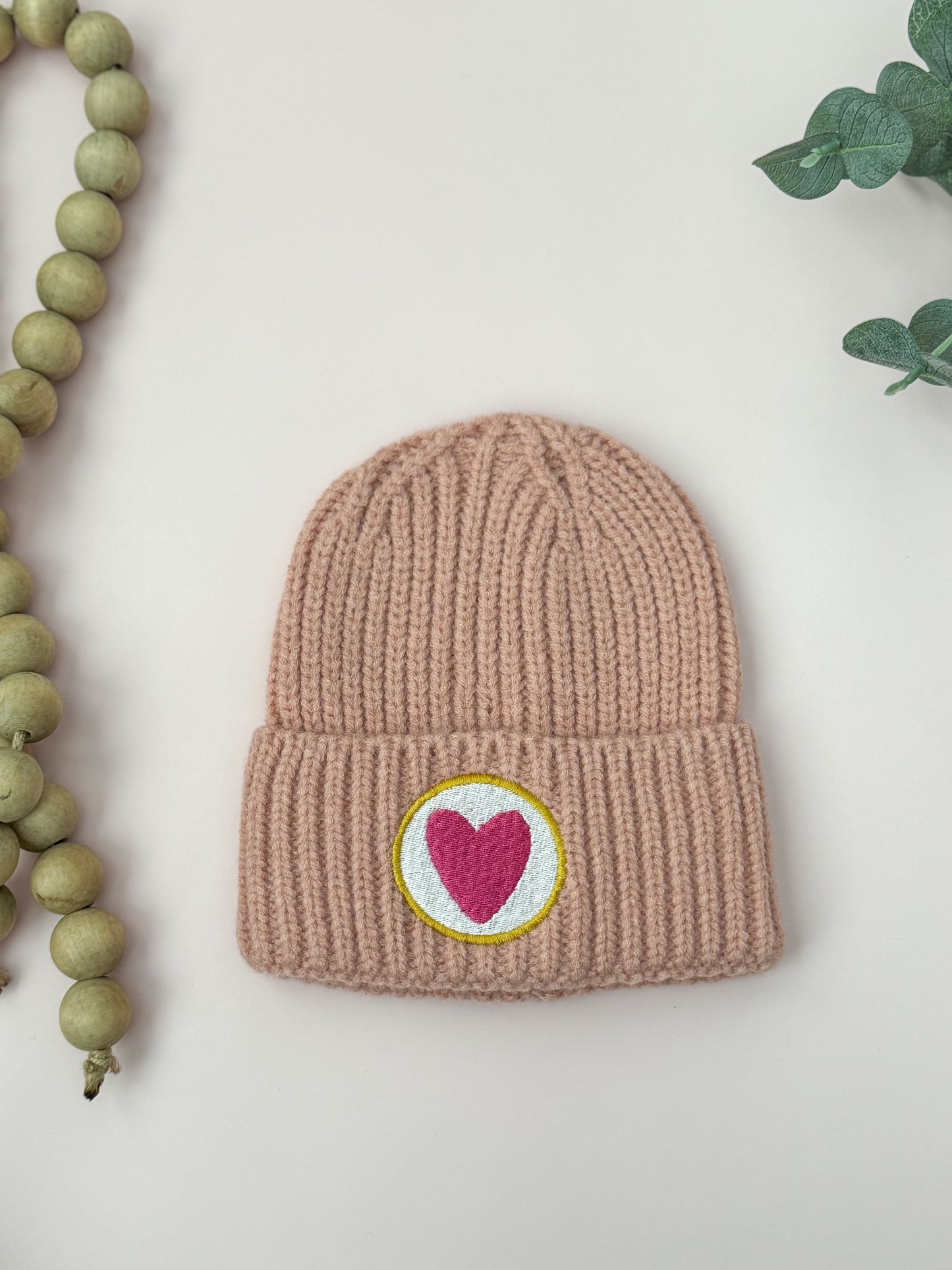 Kids Heart Beanies